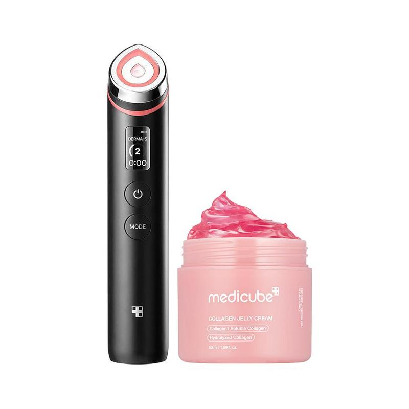 Korea's No.1 Glass Glow Device + Collagen Jelly Cream OR Deep Vita C Cream